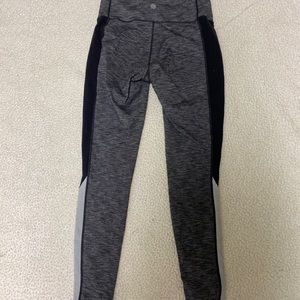 Athleta leggings. Grey, black, and white color